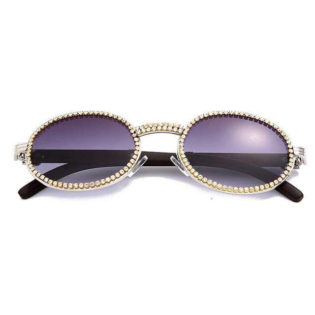 VVS Jewelry hip hop jewelry Silver Gray Migos Quavo Glasses