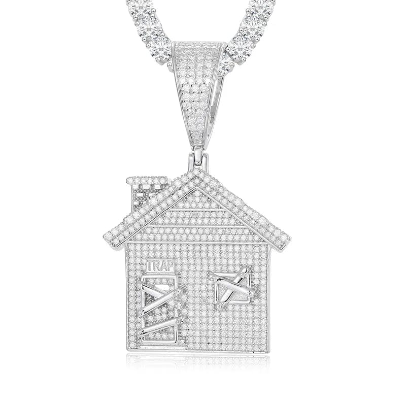VVS Jewelry hip hop jewelry Silver VVS Moissanite S925 Silver Trap House
