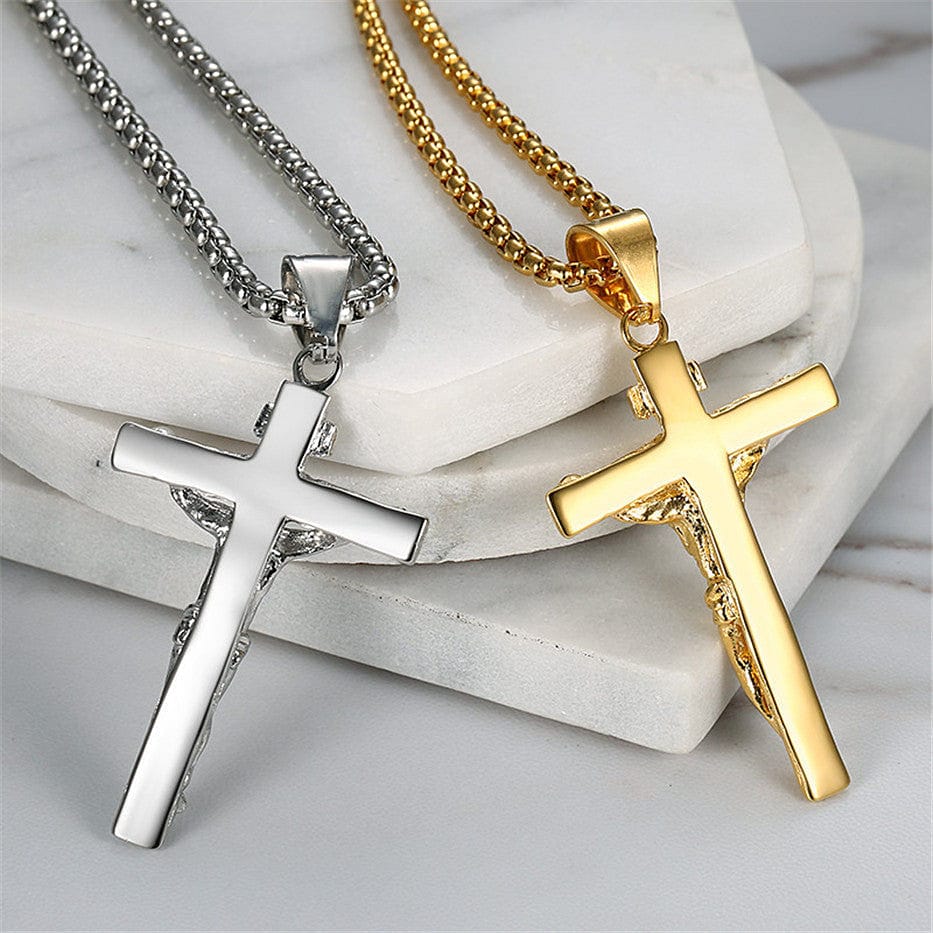 VVS Jewelry hip hop jewelry Stainless Steel INRI Crucifix Pendant Chain