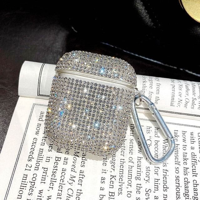 VVS Jewelry hip hop jewelry Style 2/AirPods 1 or 2 Luxury Bling AirPods Case
