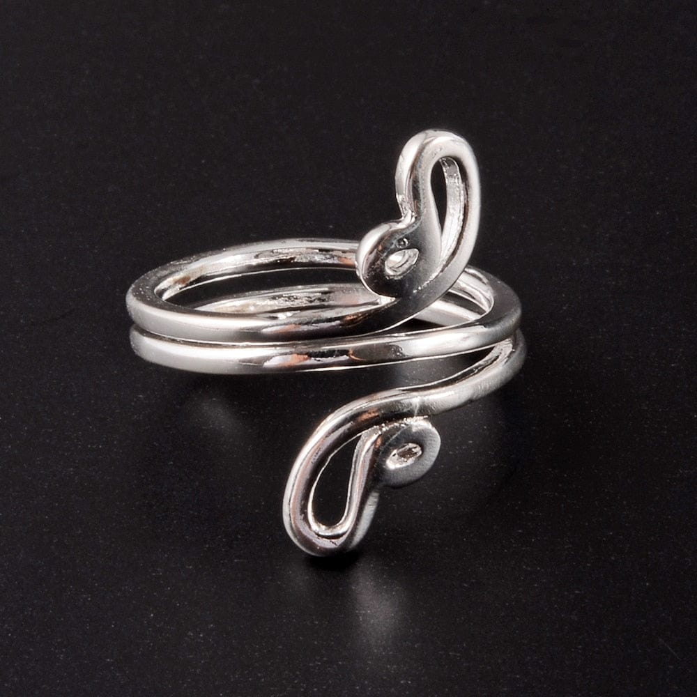 VVS Jewelry hip hop jewelry Style E 361L Stainless Steel Knuckle Adjustable Toe Ring