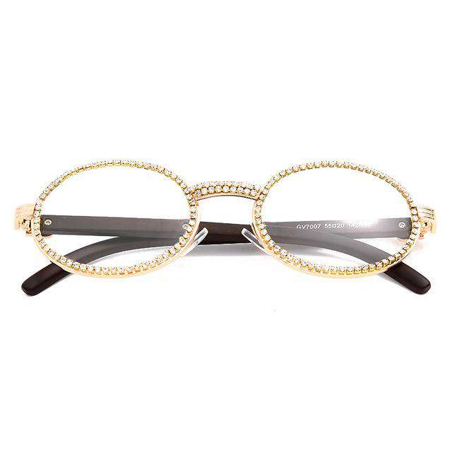 VVS Jewelry hip hop jewelry Transparent Migos Quavo Glasses