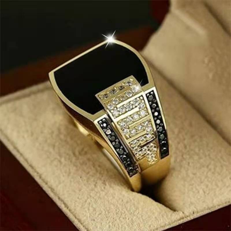 VVS Jewelry hip hop jewelry Vintage Turkish Ring For Men