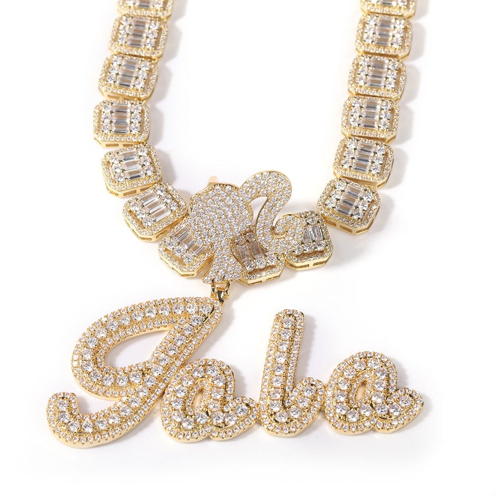 VVS Jewelry hip hop jewelry VVS Jewelry Custom Name Barbie Chain