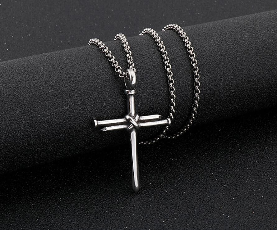 VVS Jewelry hip hop jewelry VVS Jewerly Nail Cross Pendant Chain