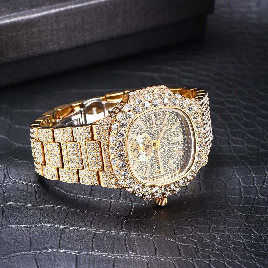 VVS Jewelry hip hop jewelry Watch VVS Jewelry Chronograph Shine Iced out Watch