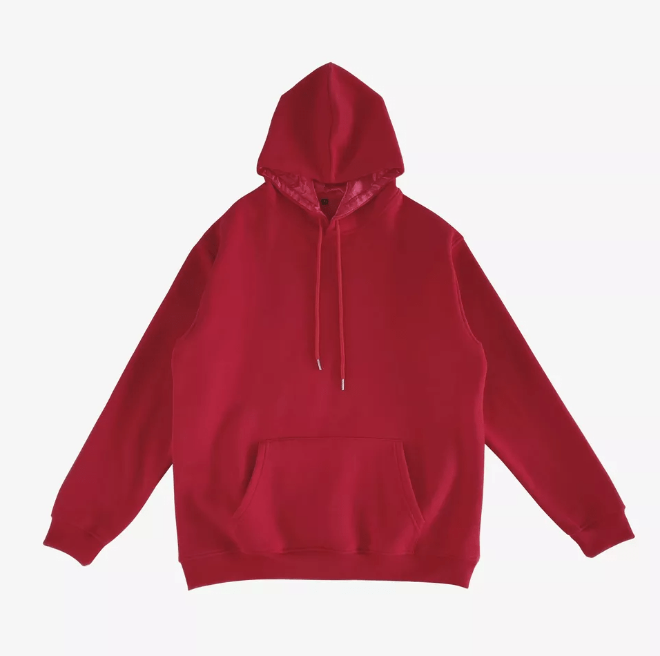 VVS Jewelry hip hop jewelry Wine Red / S Satin Lined Pullover Hoodies